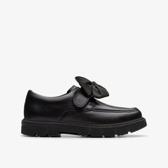 Lorcam Bow Kid Black Leather