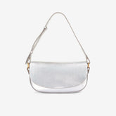 Baguette Dress Silver Leather