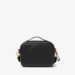 Camera Cross Black Leather