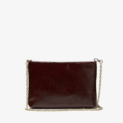 Dress Pouch Burgundy Patent