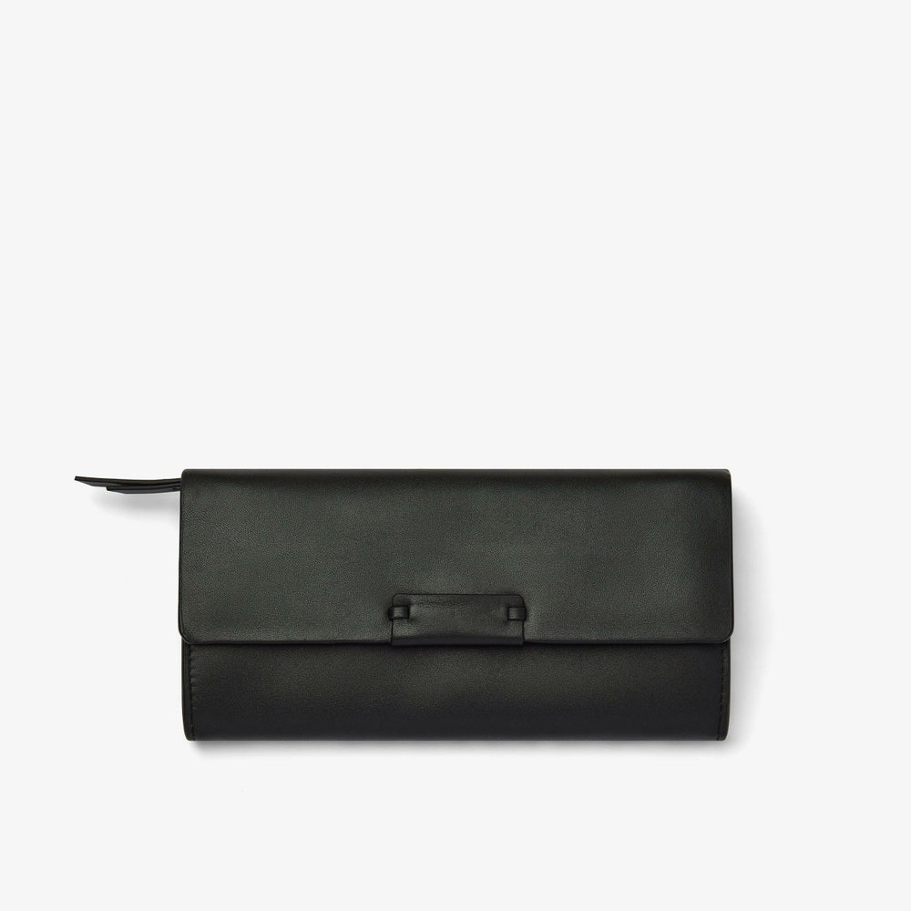 Dress Purse Black Leather