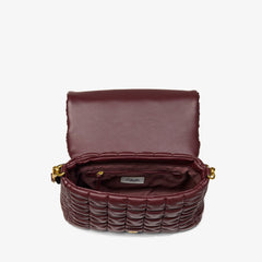 Quilted Cross Burgundy