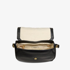 Utility Saddle Black Leather