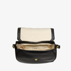 Utility Saddle Black Leather