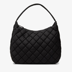 Quilted Tote Black