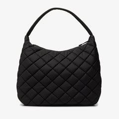 Quilted Tote Black