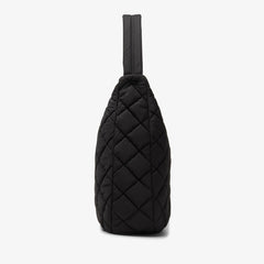 Quilted Tote Black