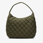 Quilted Tote Olive