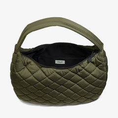 Quilted Tote Olive