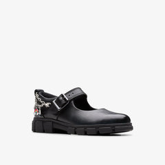 Evyn Pure Kid Black Leather