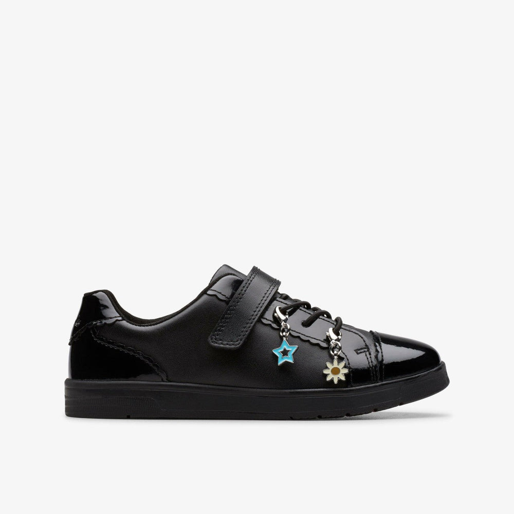 Disco Charm Kid Black Leather