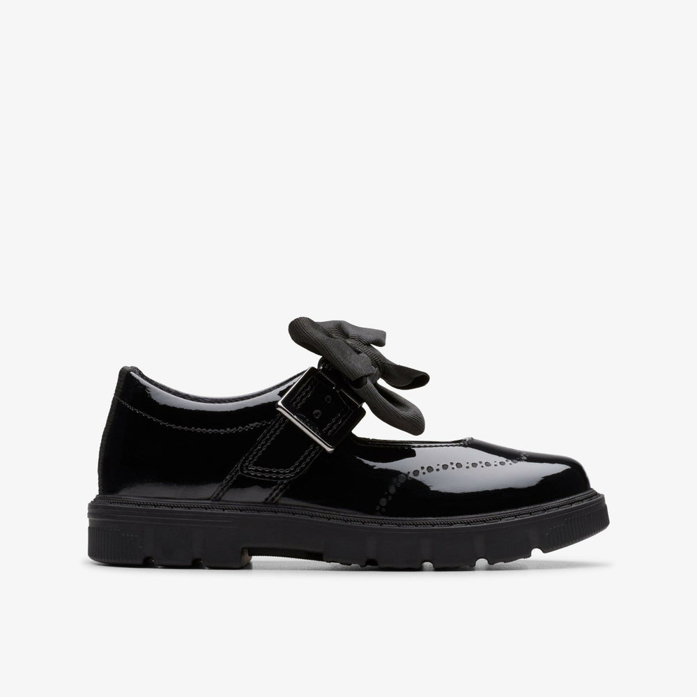 Lorcam Jane Kid Black Patent