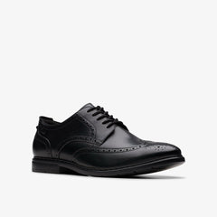 Banbury Tip Black Leather
