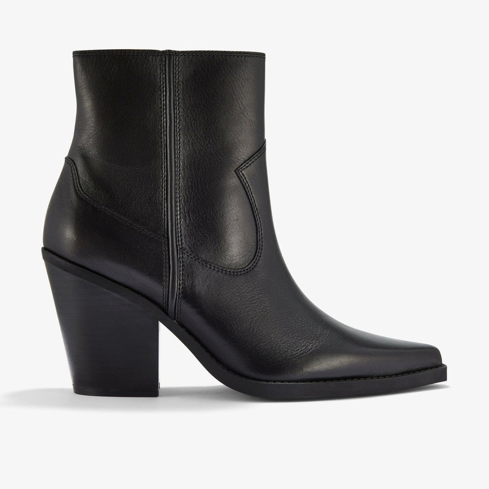 Kheda West Black Leather