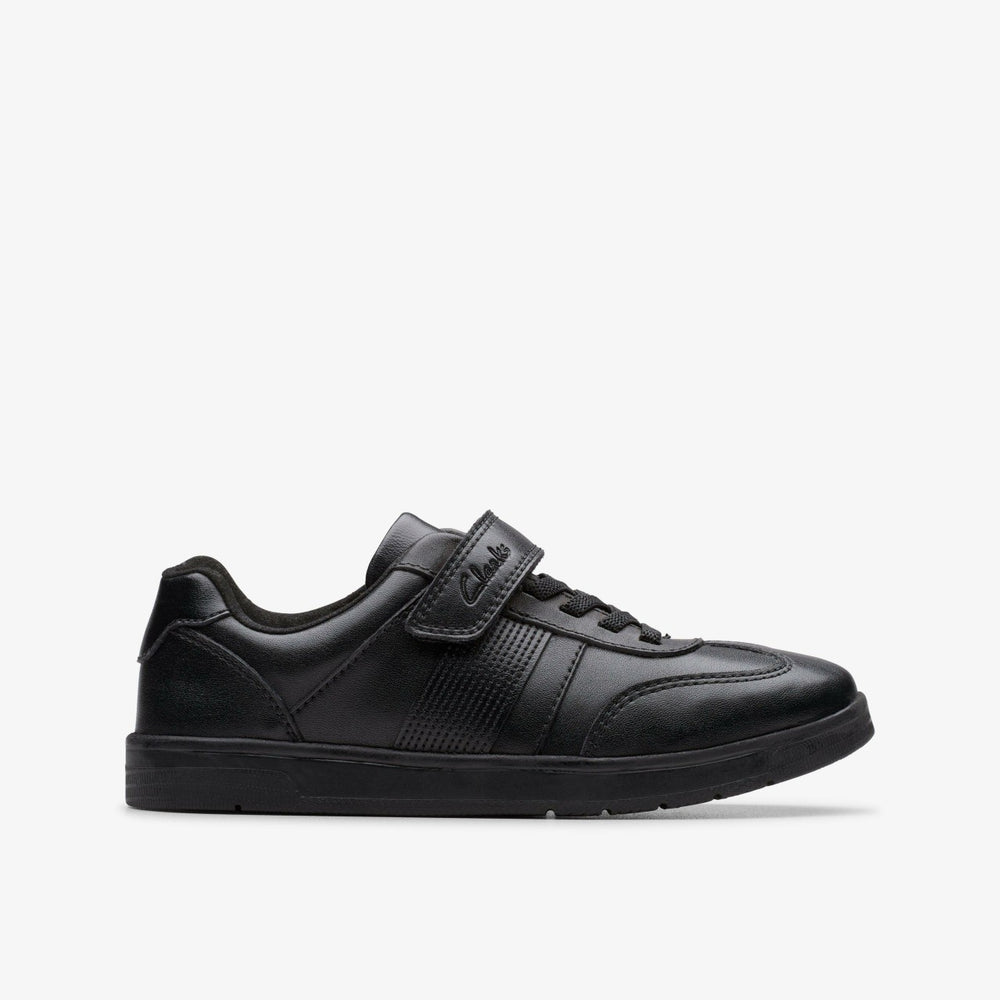 Disco Pace Kid Black Leather