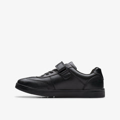 Disco Pace Kid Black Leather