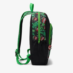 Minecraft Large Backpack Black/Green