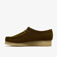Wallabee Olive Suede