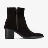 Jesse Zip Black Suede