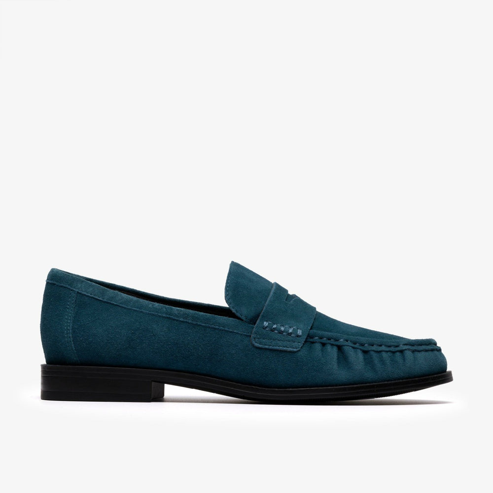 Alixea Walk Teal Suede