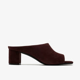 Siray Mule Dark Brown Suede