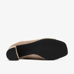 Siray Mule Mushroom Suede