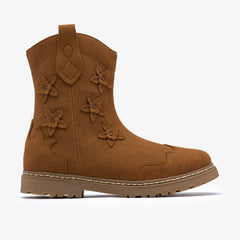 Adelaide Mid Kid Tan