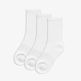School Socks Size 9-12 White
