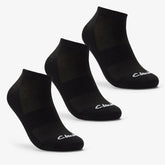 Ankle Socks 3 Pack Size 6-11 Black Black