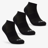 Ankle Socks 3 Pack Size 6-11 Black Black