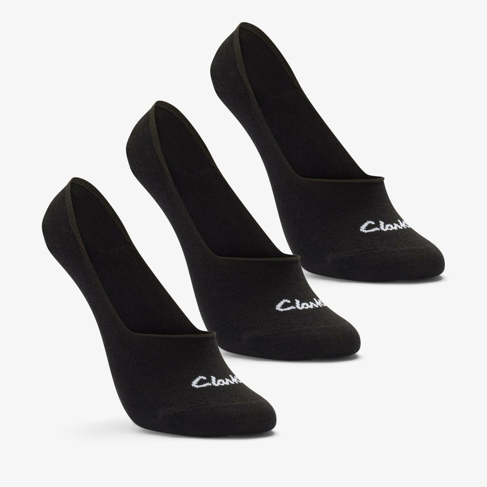 Sock Liners 3 Pack Size 2-8 Black Black