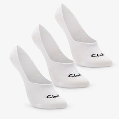 Sock Liners 3 Pack Size 2-8 White White