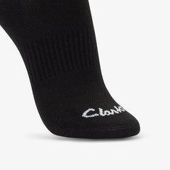 Ankle Socks 3 Pack Size 2-8 Black Black