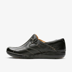 Un Loop Black Leather