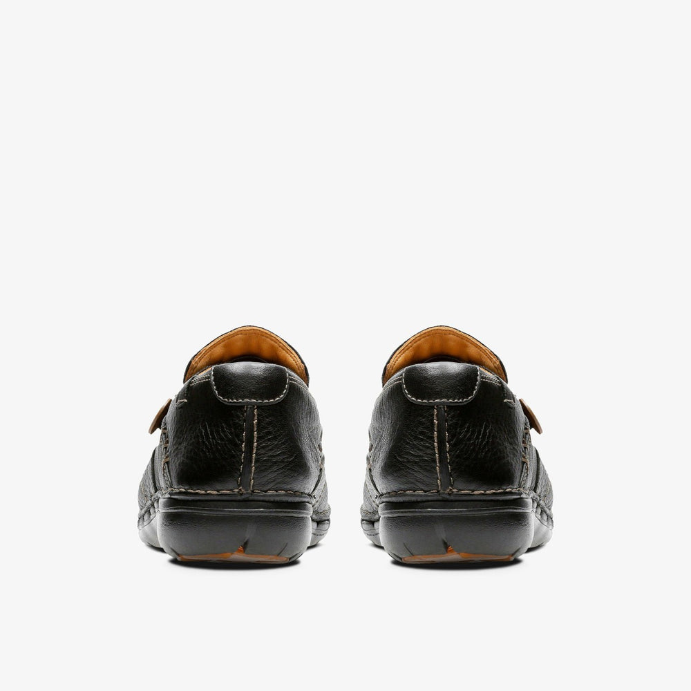 Un Loop Black Leather