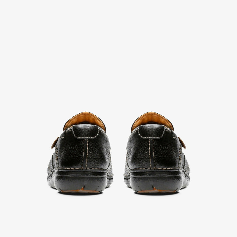 Un Loop Black Leather