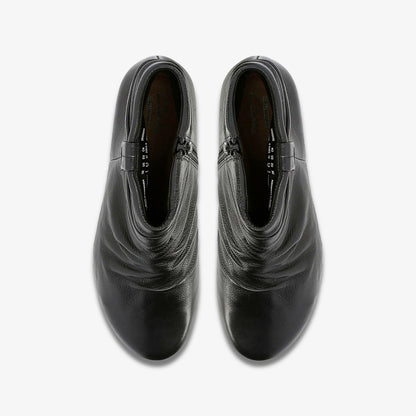 Matron Ella Ankle Boot Black Leather
