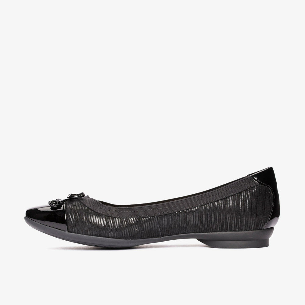 Candra Glow Black Suede