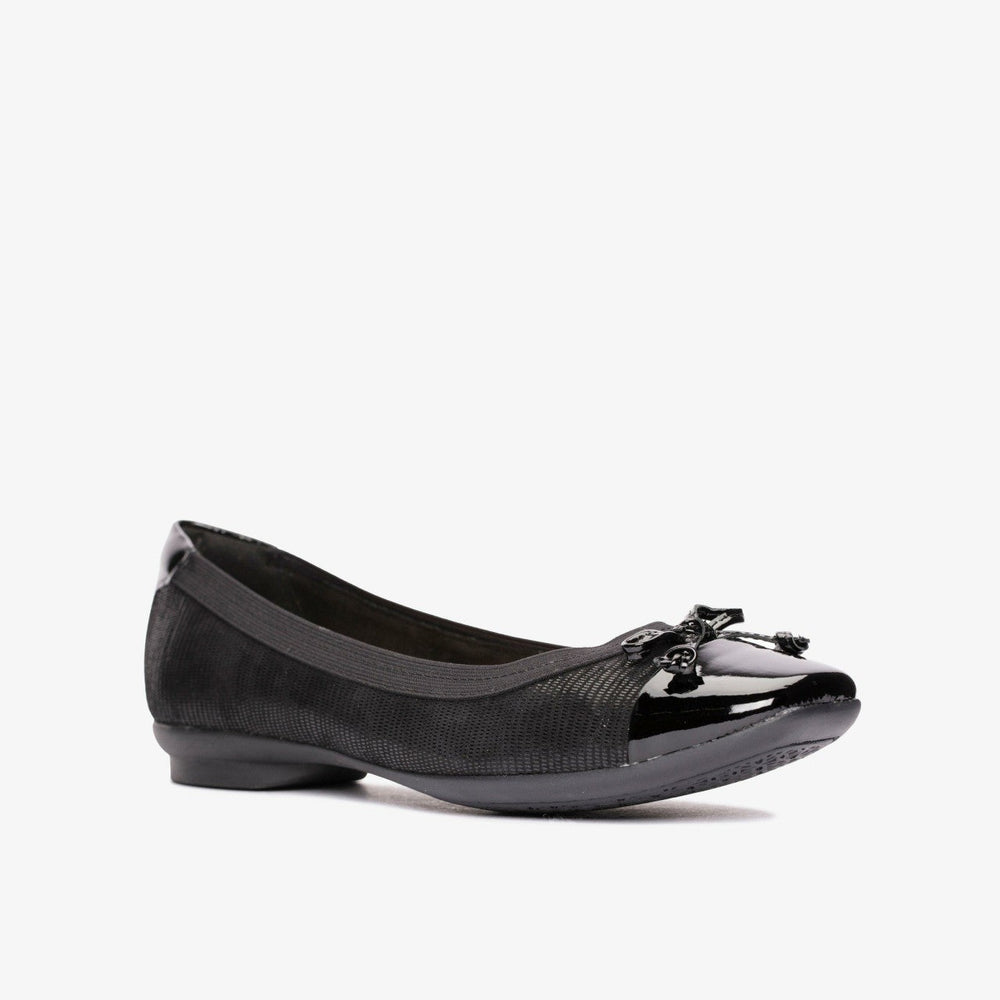 Candra Glow Black Suede