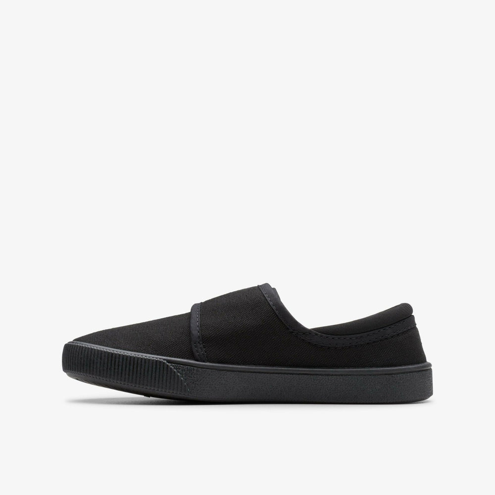 Hopper Run Black Fabric