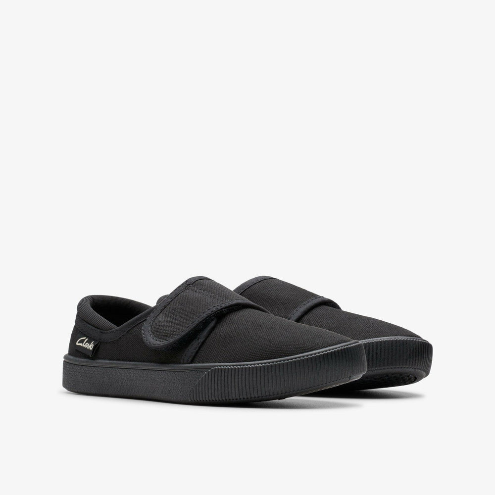 Hopper Run Black Fabric