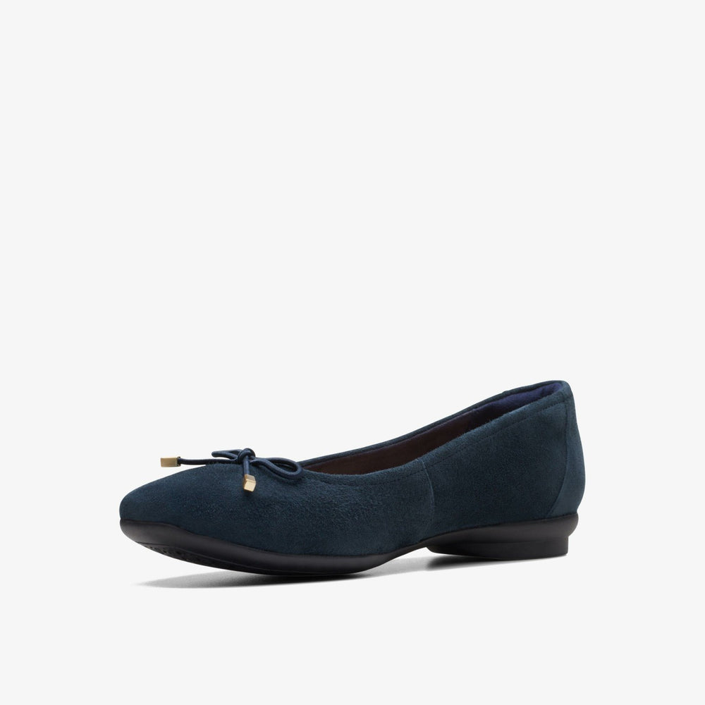Candra Light Navy Suede