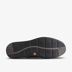 Un Abode Strap Loafer Black Leather