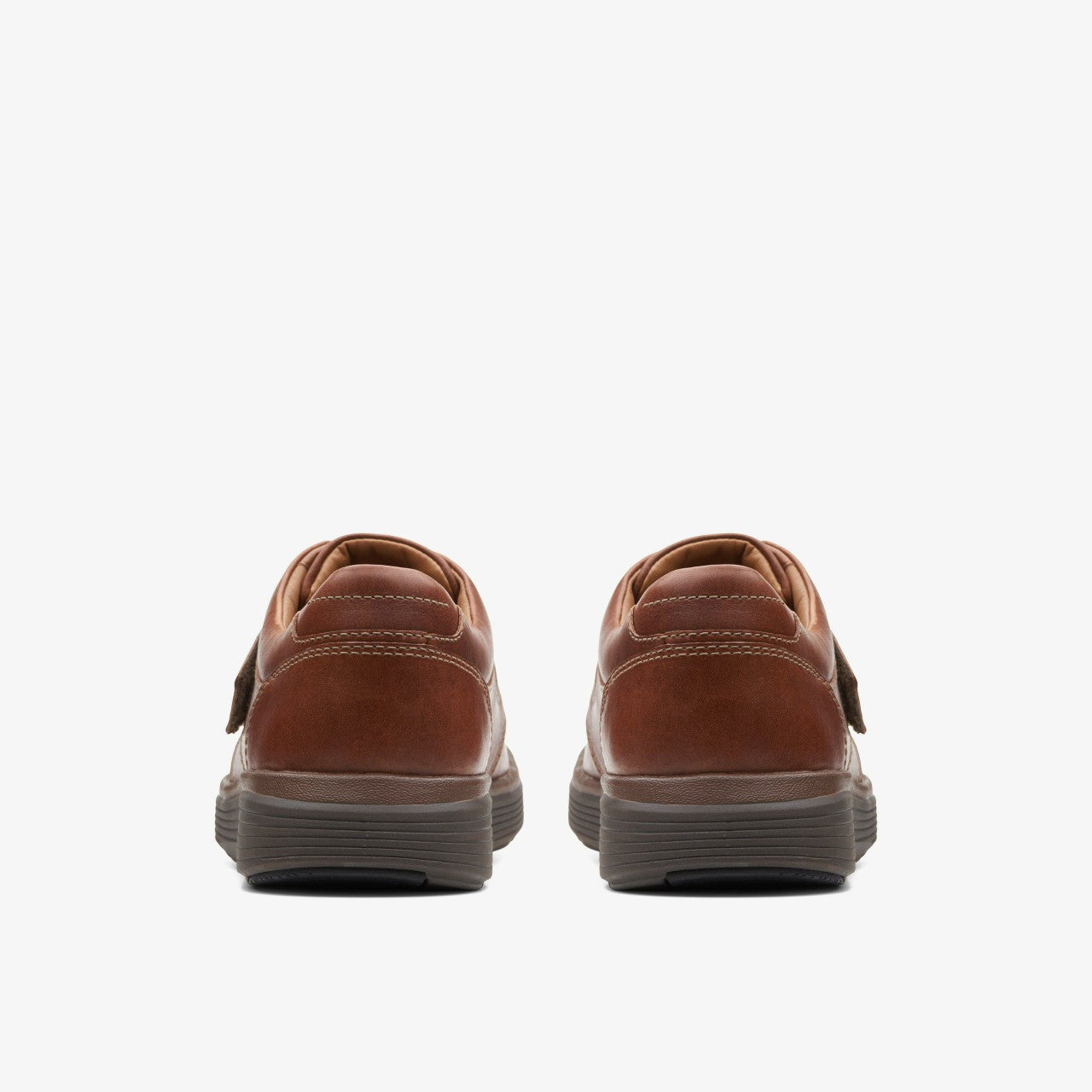 Un Abode Strap Loafer Dark Tan Leather