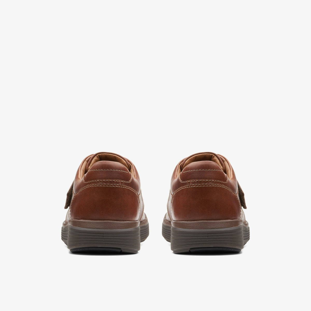 Un Abode Strap Loafer Dark Tan Leather
