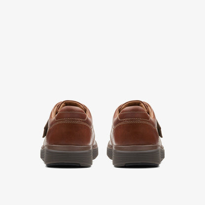 Un Abode Strap Loafer Dark Tan Leather