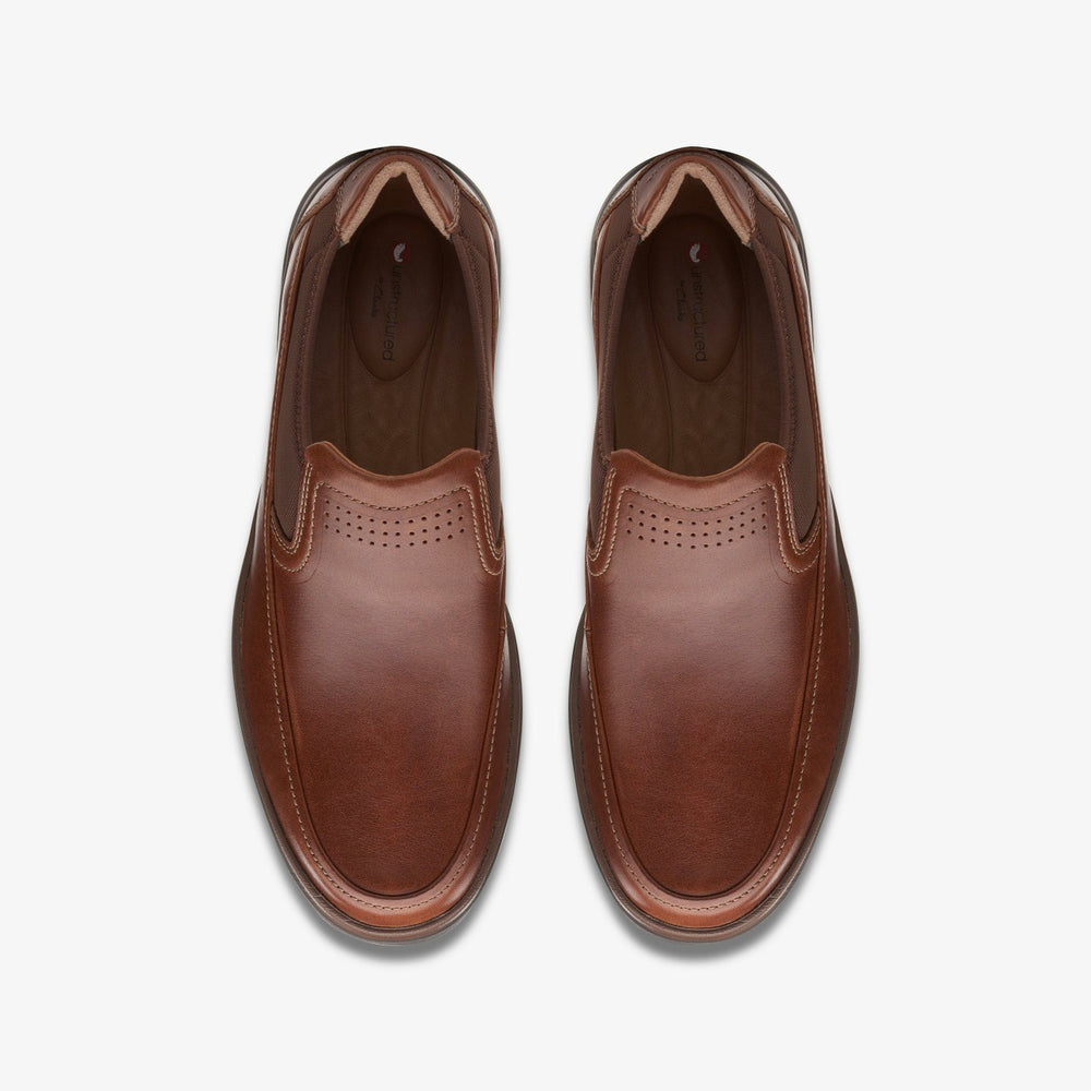 Un Abode Go Loafer Dark Tan Leather