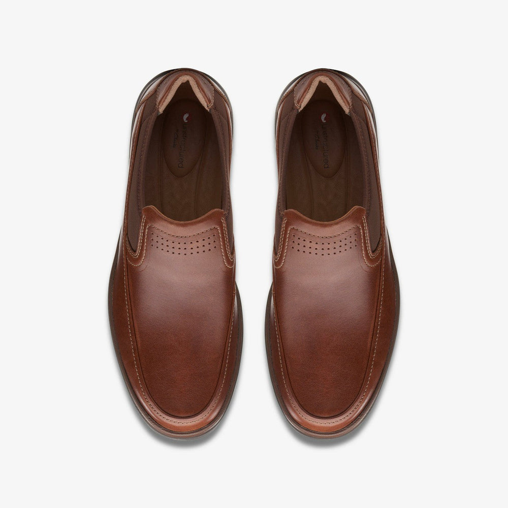 Un Abode Go Loafer Dark Tan Leather