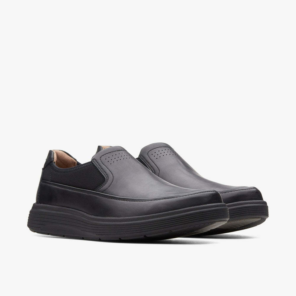 Un Abode Go Loafer Black Leather