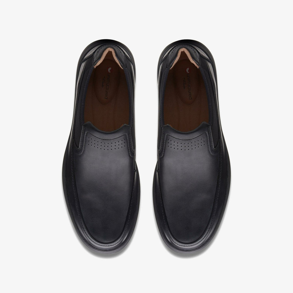 Un Abode Go Loafer Black Leather